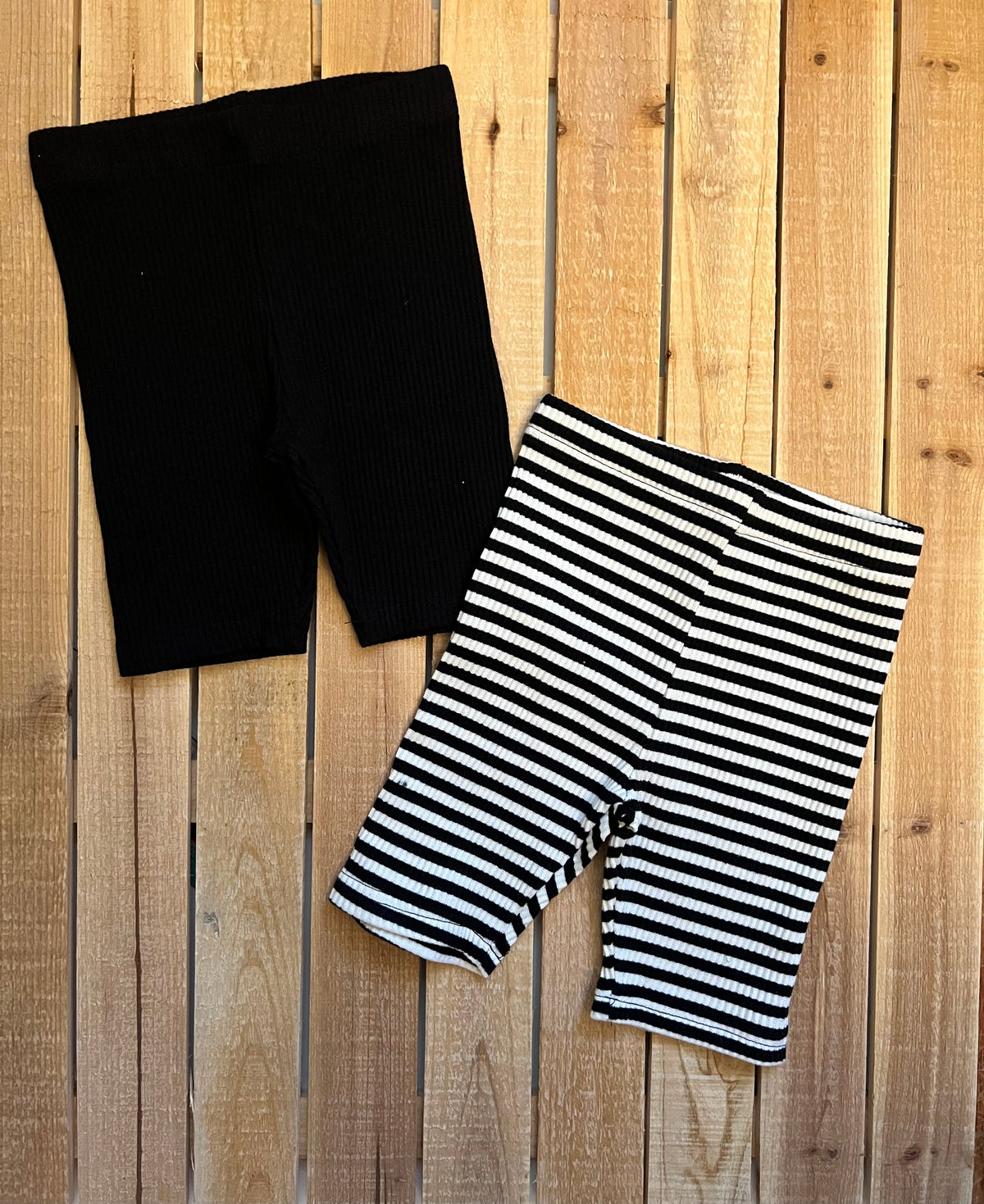 Ribbed Biker Shorts