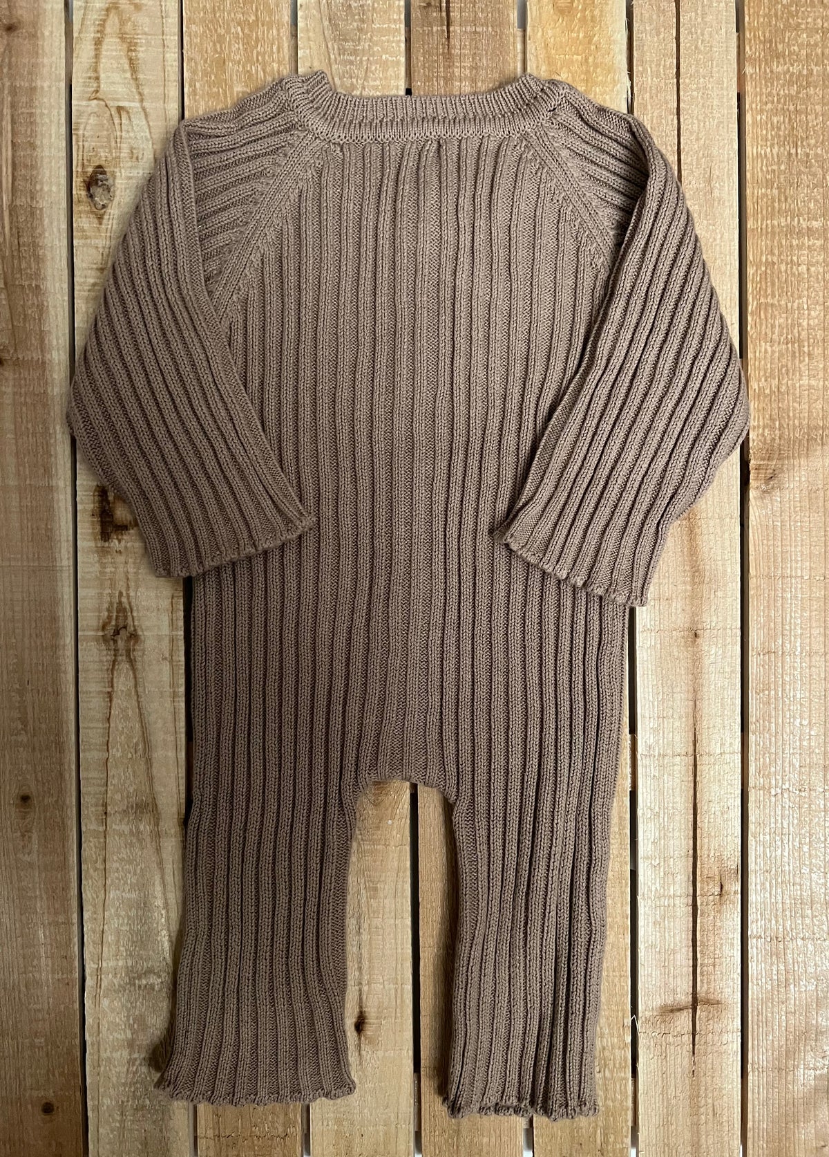 Button Knit Sweater Romper