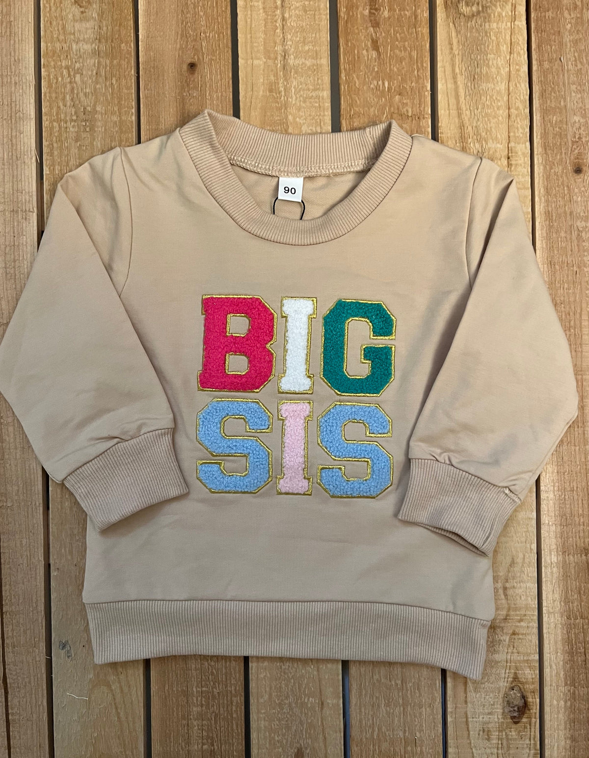 Big Sis Varsity Letter Pullover